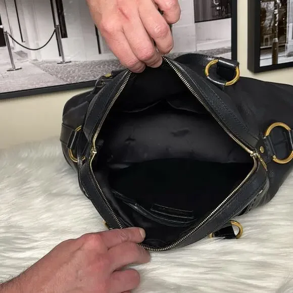 Yves Saint Laurent  Muse Handbag Black Leather - Picture 14 of 16